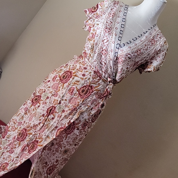 Pretty Garden Bohemian Floral Maxi Dress - Picture 5 of 15